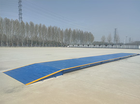 河南國(guó)儲(chǔ)物流中牟加油站100噸超低地磅