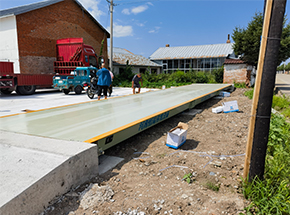 黑龍江省龍建路橋第三工程120噸地磅